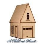 Dollhouse Garage with Loft (Kit)- Temporarily Out of Stock -