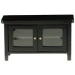 Dollhouse Television Stand with Doors