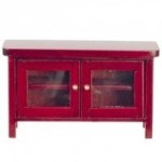 Dollhouse Television Stand with Doors
