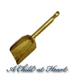 Dollhouse Coal Scuttle Shovel