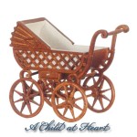 Bespaq Dollhouse Victorian Baby Carriage