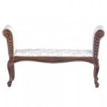 Dollhouse Bedroom Settee- Choice Of Finish &amp; Fabric -