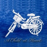Dollhouse Miniature Bicycle - White