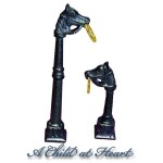 (*) Dollhouse Hitching Post(s)- Choice of Size &amp; Finish -