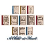 Dollhouse Antique Schoolbooks