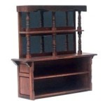 Dollhouse Mirror Back Bar Unit