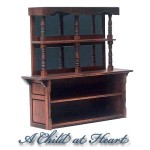 Dollhouse Mirror Back Bar Unit