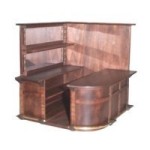 Dollhouse Corner Bar Unit - Plain Back