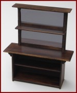 Dollhouse Mirror Back Bar Unit