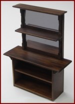 Dollhouse Mirror Back Bar Unit