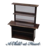 Dollhouse Mirror Back Bar Unit