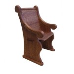 Dollhouse Church Pew Chair