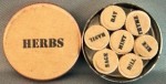 Dollhouse Herb / Spice Tins- Choice of Style -