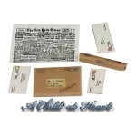 Dollhouse Mailing Tube, Package, And Letters