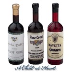(*) Dollhouse Wine Set #3