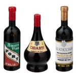 (*) Dollhouse Italian Wine Set