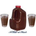 3 pc Dollhouse Chocolate Milk Set - Gallon