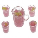 (*) Dollhouse Pink Lemonade Set