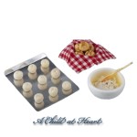 Dollhouse Dinner Rolls in the making
