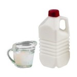 Dollhouse Milk &amp; Filled Measuring Cup