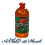 (*) Dollhouse Gatorade Bottle - Orange