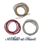 (*) Dollhouse Christmas Beaded Garland