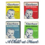 (*) Dollhouse Vintage Baby Cereal Box
