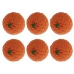 (*) Dollhouse 6 pc Oranges