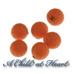 (*) Dollhouse 6 pc Oranges