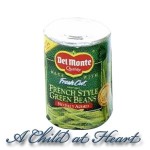 (*) Dollhouse Can of Green Beans - French Style