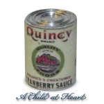 (*) Dollhouse 1 lb. Can of Quincy Cranberry Sauce