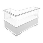 (*) Dollhouse L Shape 1 Tier Display Counter- Choice of Style -