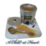Dollhouse Hot Caramel or Fudge Container