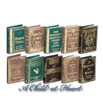 Dollhouse Miniature Wizard Book Sets