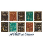 Dollhouse Miniature Wizard Book Sets
