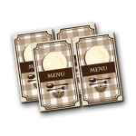 4 Dollhouse Menus