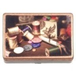 (*) Dollhouse Sewing Box w/ Accessories