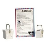 (*) Dollhouse Ice Cream Take Out Set