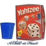 (*) Dollhouse Yahtzee Game Box with Cup