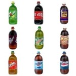 (*) Dollhouse Modern Day 2 Liter Sodas- Choice of Style -