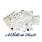 (*) Dollhouse Diploma Set