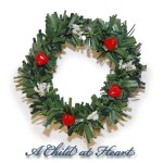 Dollhouse Christmas Wreath With Hearts