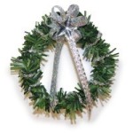 Dollhouse Silver Star Wreath