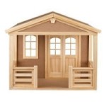** Dollhouse Backyard Bungalow (Kit)- One Left - 