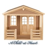 ** Dollhouse Backyard Bungalow (Kit)- One Left - 