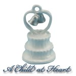 (*) Dollhouse Wedding Cake Topper(s), Hand Painted