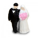 (*) Dollhouse Wedding Cake Topper(s), Hand Painted
