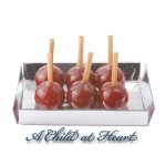 (*) Dollhouse Tray of Candy Apples