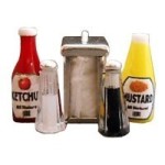 Dollhouse Diner Condiment Set #2