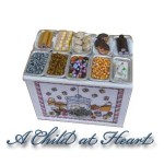 (*) Dollhouse Candy Store Counter- Choice of Color &amp; Style -